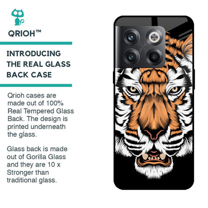 Angry Tiger Glass Case For OnePlus 10T 5G