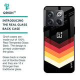 Abstract Arrow Pattern Glass Case For OnePlus 10T 5G