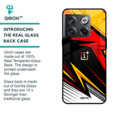 Race Jersey Pattern Glass Case For OnePlus 10T 5G