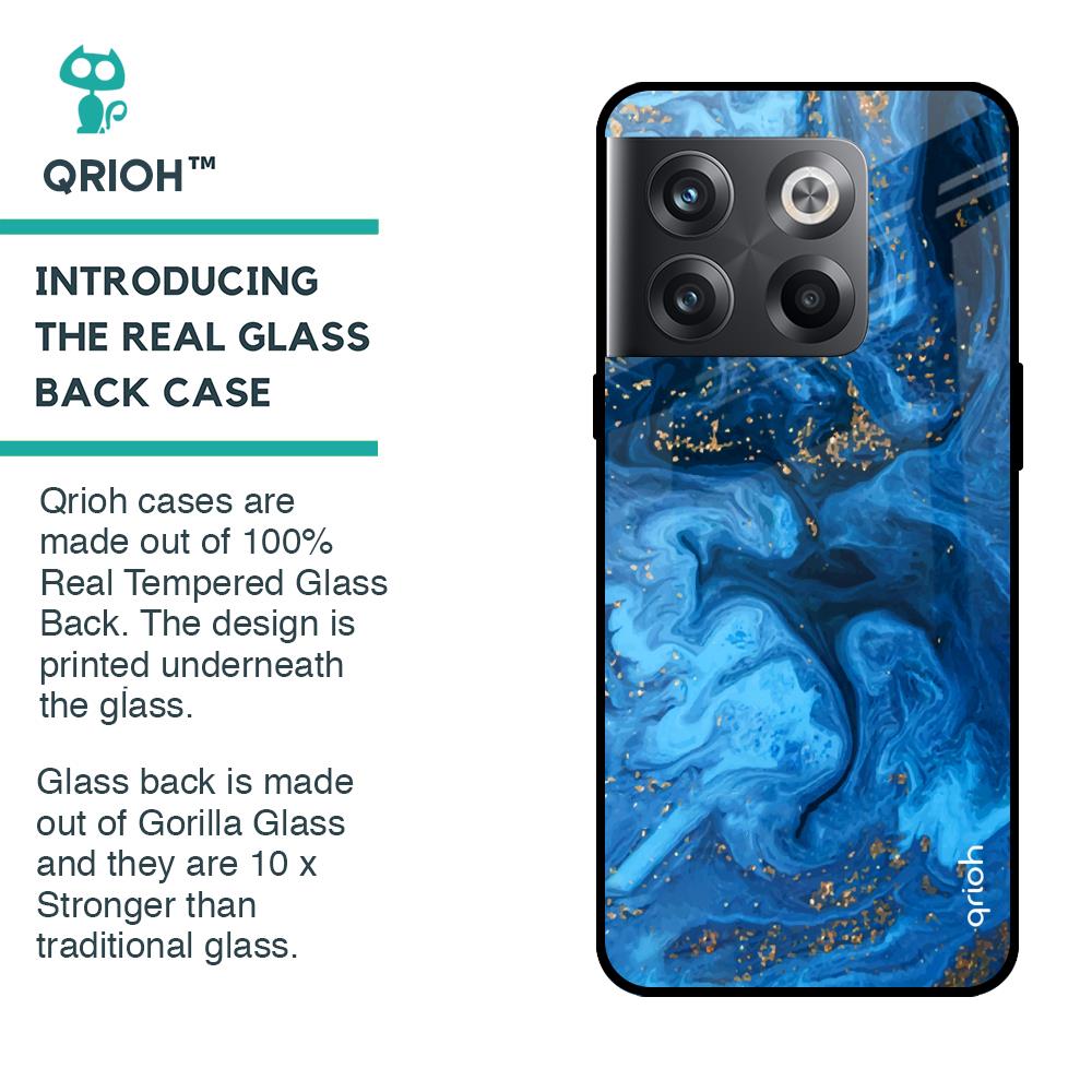 Gold Sprinkle Glass case for OnePlus 10T 5G