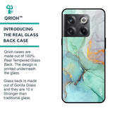 Green Marble Glass case for OnePlus 10T 5G