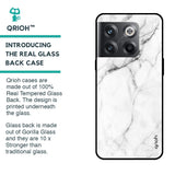 Modern White Marble Glass case for OnePlus 10T 5G