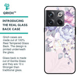 Elegant Floral Glass case for OnePlus 10T 5G