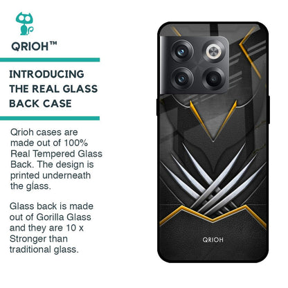 Black Warrior Glass Case for OnePlus 10T 5G
