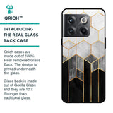 Tricolor Pattern Glass Case for OnePlus 10T 5G