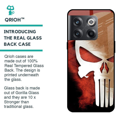 Red Skull Glass Case for OnePlus 10T 5G