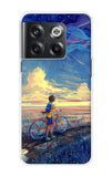 Riding Bicycle to Dreamland OnePlus 10T 5G Back Cover