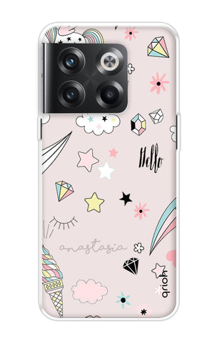 Unicorn Doodle OnePlus 10T 5G Back Cover
