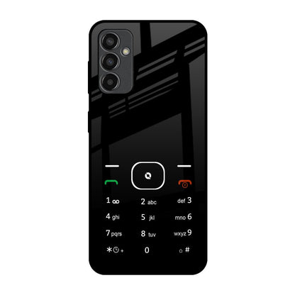 Classic Keypad Pattern Samsung Galaxy M13 Glass Back Cover Online
