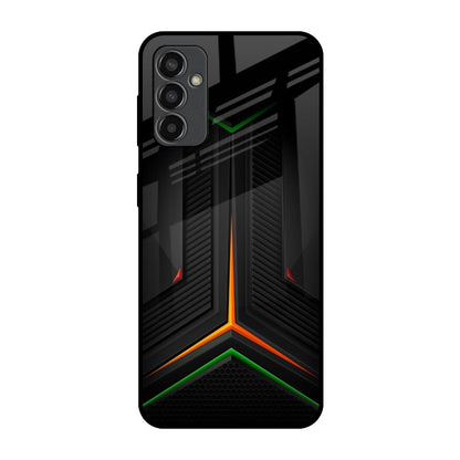 Modern Ultra Chevron Samsung Galaxy M13 Glass Back Cover Online