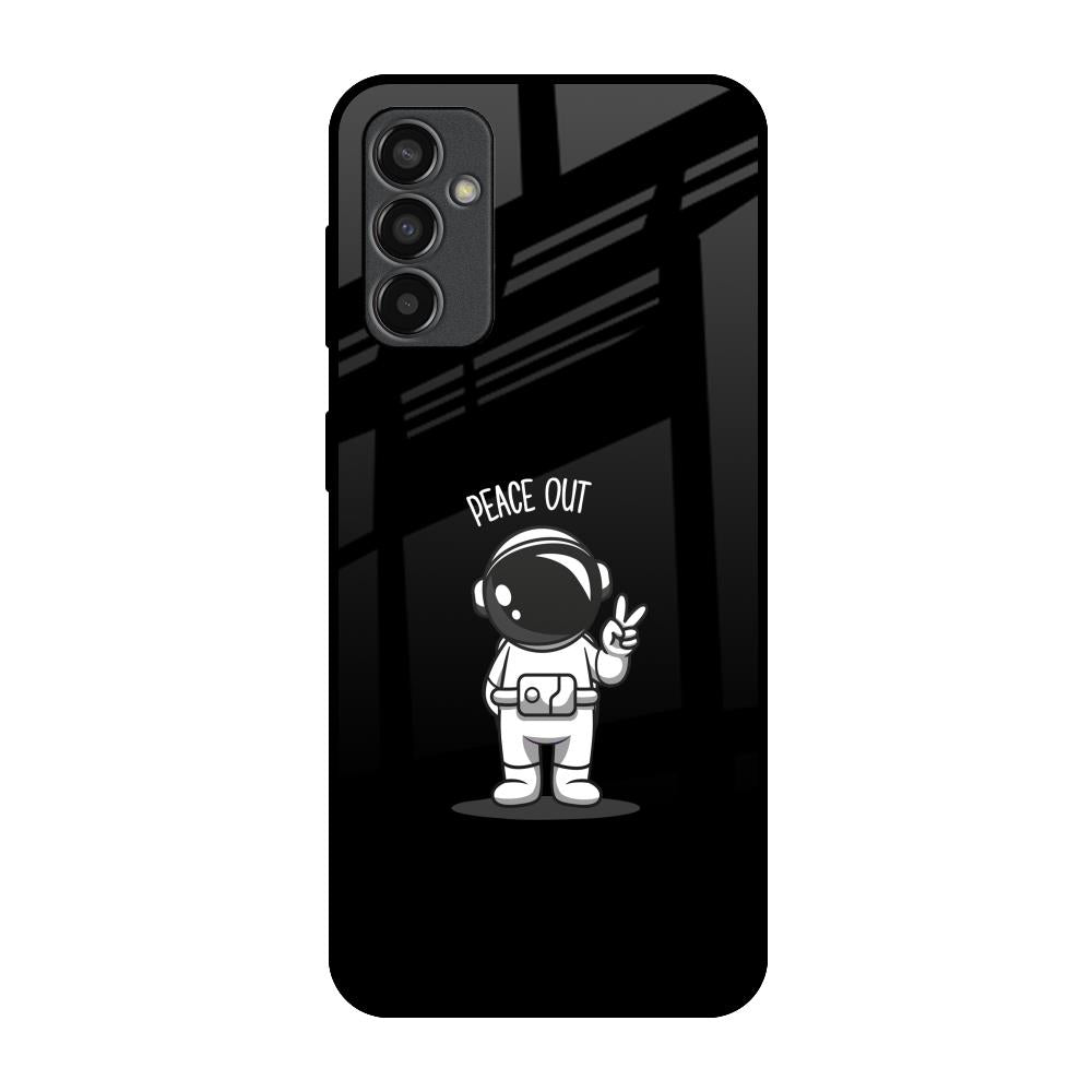 Peace Out Astro Samsung Galaxy M13 Glass Back Cover Online