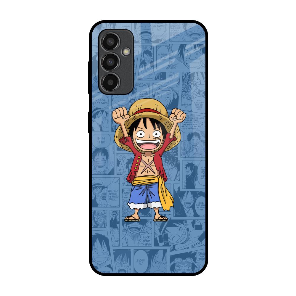 Chubby Anime Samsung Galaxy M13 Glass Back Cover Online
