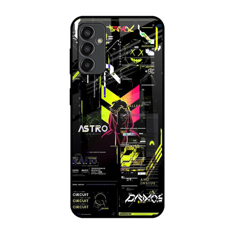 Astro Glitch Samsung Galaxy M13 Glass Back Cover Online