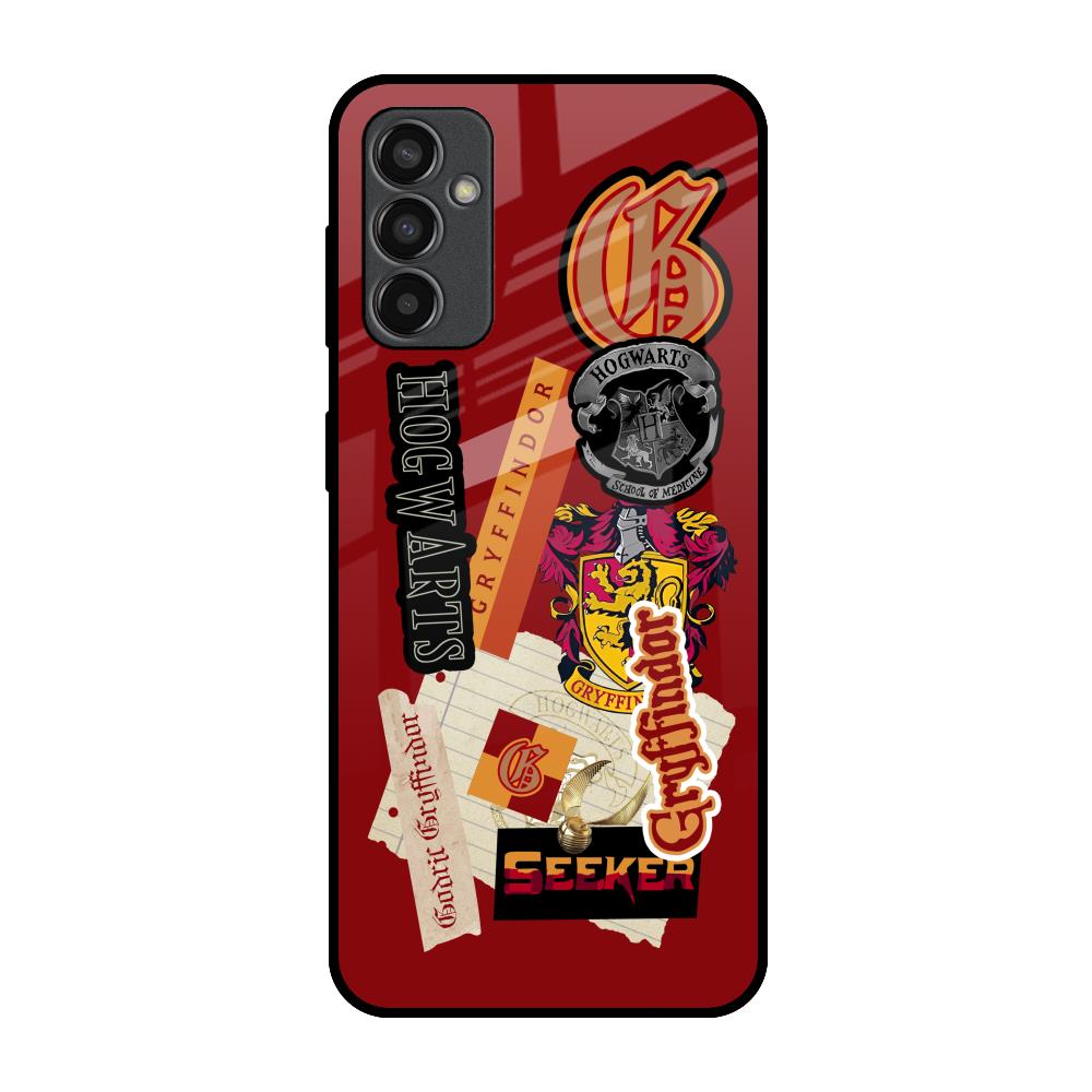 Gryffindor Samsung Galaxy M13 Glass Back Cover Online