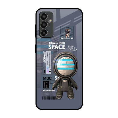 Space Travel Samsung Galaxy M13 Glass Back Cover Online