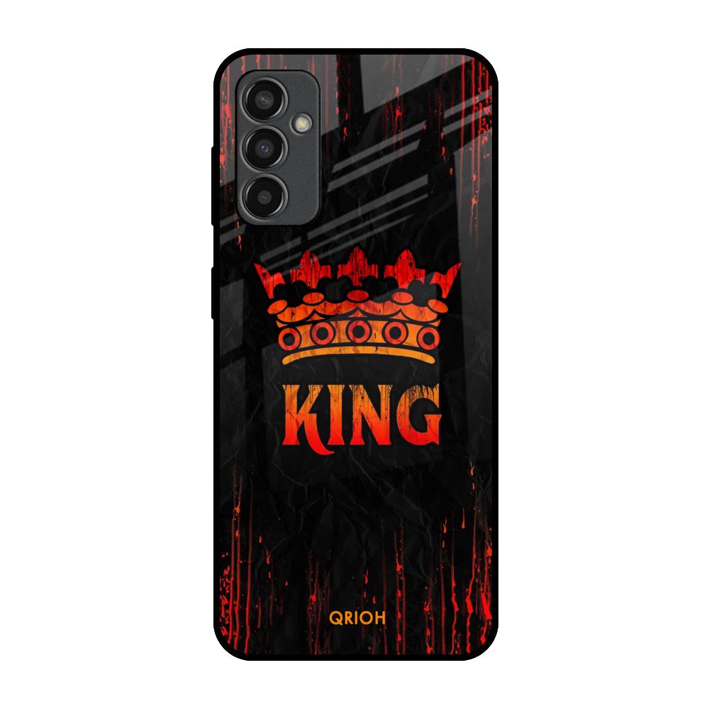 Royal King Samsung Galaxy M13 Glass Back Cover Online