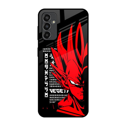Red Vegeta Samsung Galaxy M13 Glass Back Cover Online