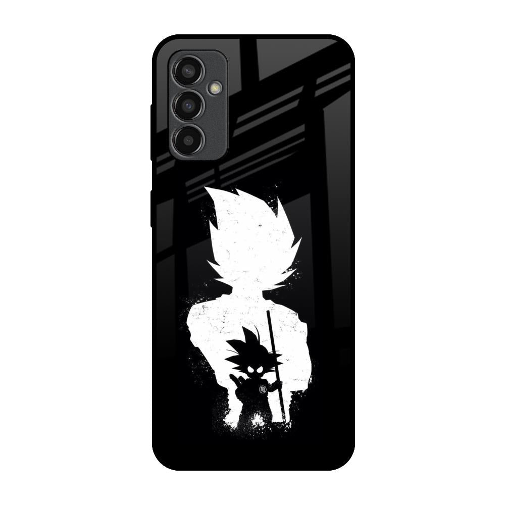 Monochrome Goku Samsung Galaxy M13 Glass Back Cover Online