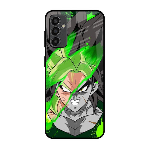 Anime Green Splash Samsung Galaxy M13 Glass Back Cover Online