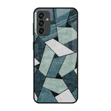 Abstact Tiles Samsung Galaxy M13 Glass Back Cover Online