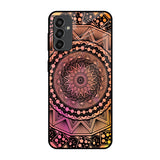 Floral Mandala Samsung Galaxy M13 Glass Back Cover Online
