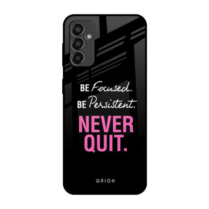 Be Focused Samsung Galaxy M13 Glass Back Cover Online