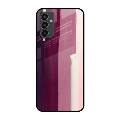 Brush Stroke Art Samsung Galaxy M13 Glass Back Cover Online
