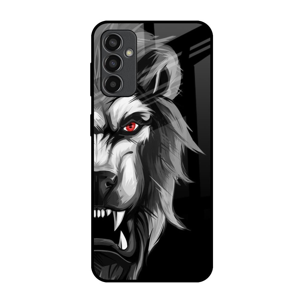 Wild Lion Samsung Galaxy M13 Glass Back Cover Online