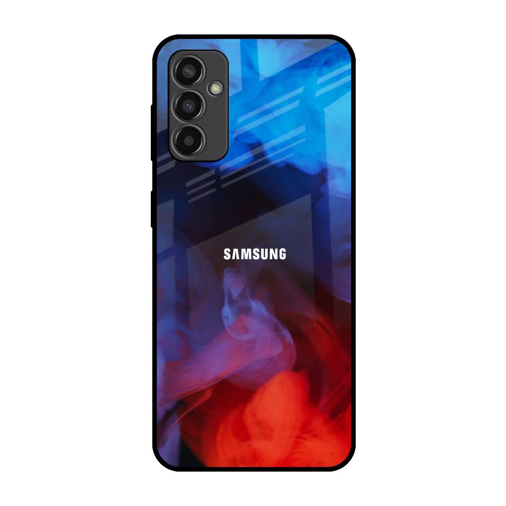 Dim Smoke Samsung Galaxy M13 Glass Back Cover Online