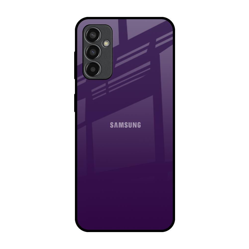 Dark Purple Samsung Galaxy M13 Glass Back Cover Online