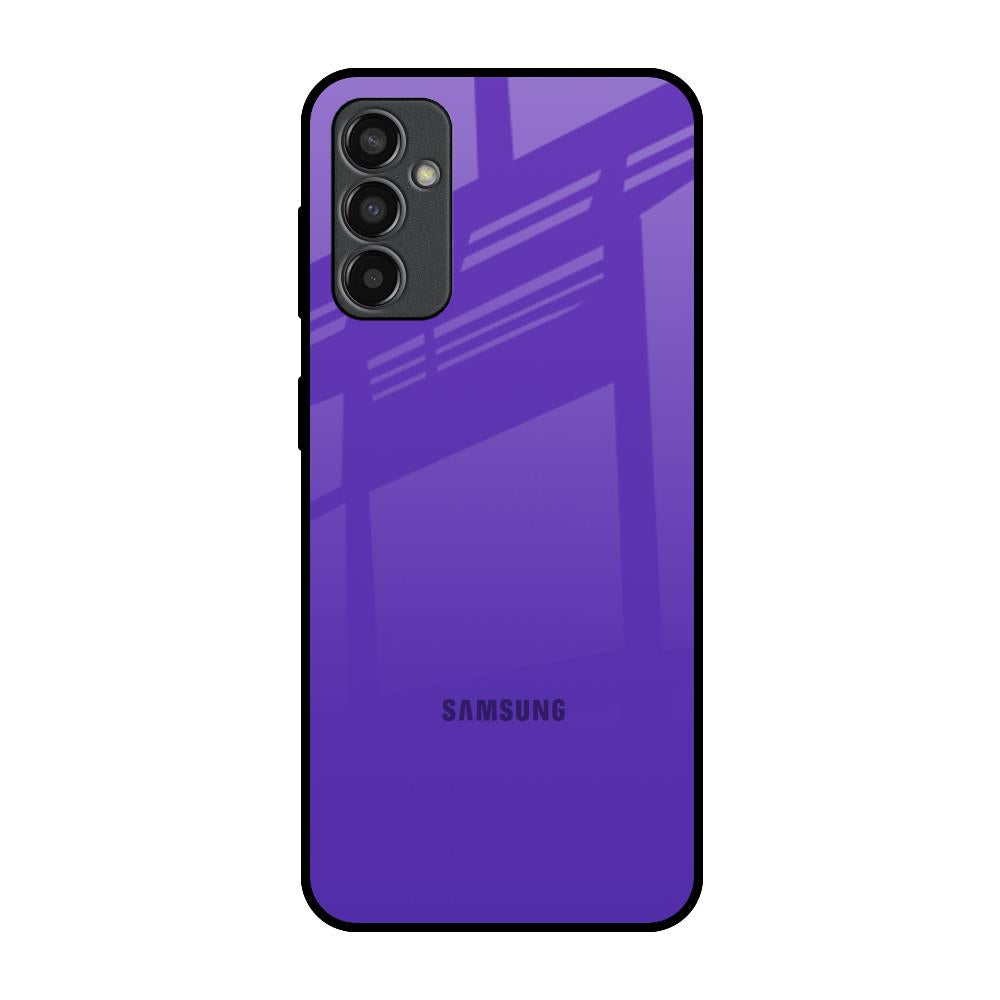 Amethyst Purple Samsung Galaxy M13 Glass Back Cover Online