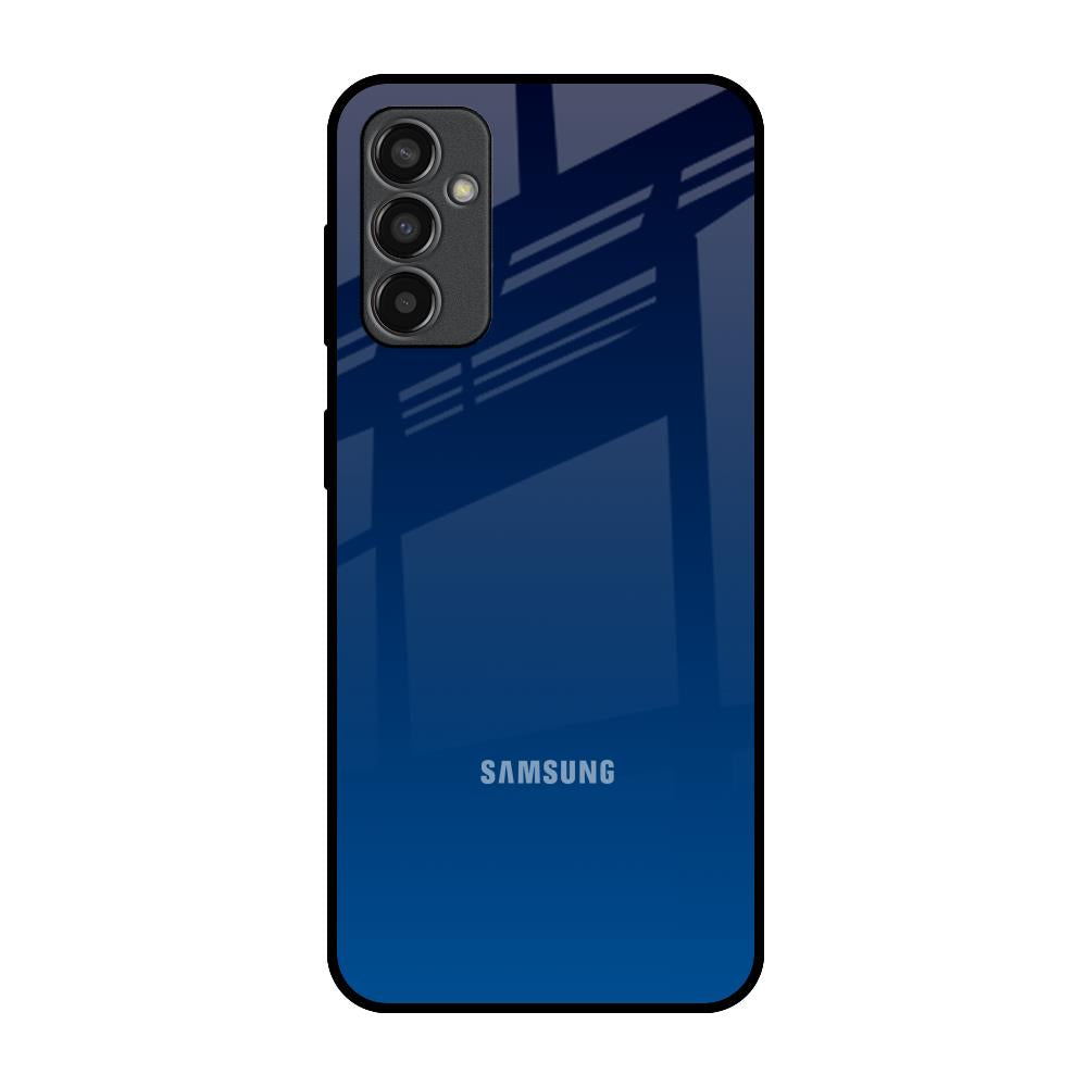 Very Blue Samsung Galaxy M13 Glass Back Cover Online