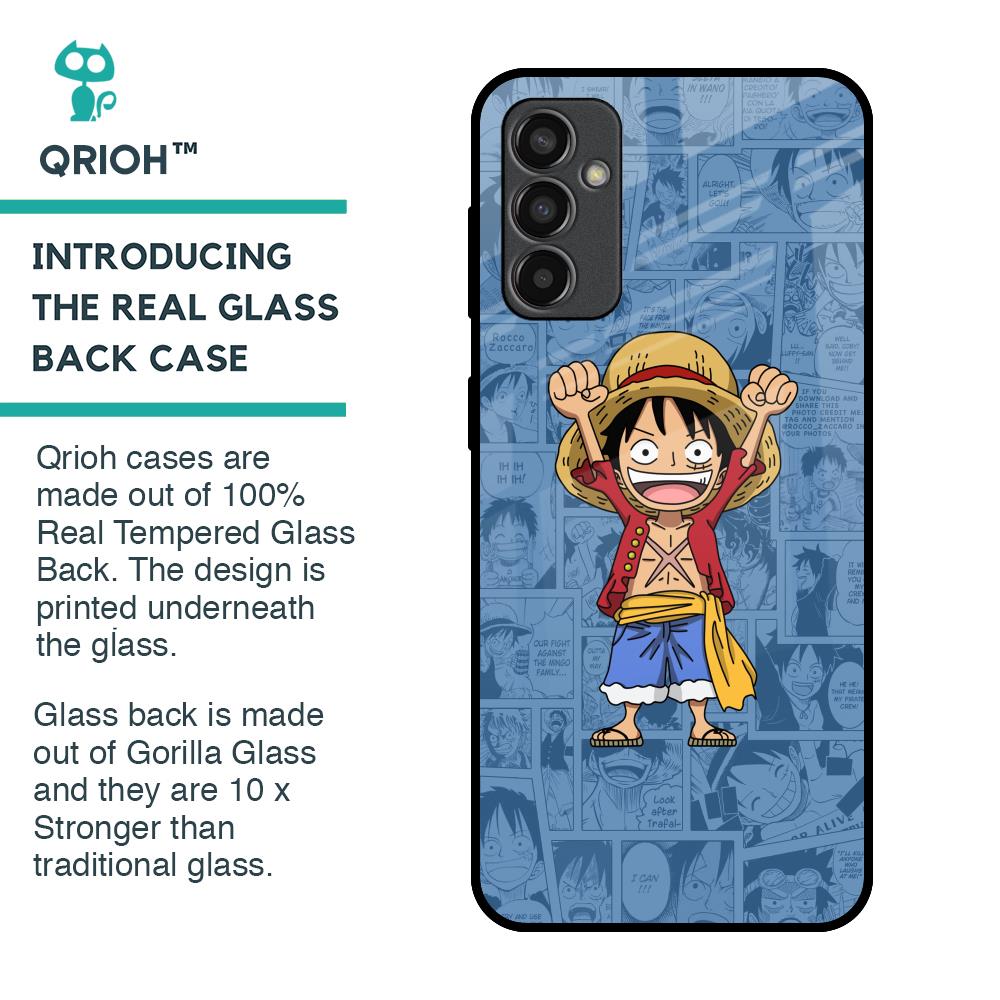 Chubby Anime Glass Case for Samsung Galaxy M13