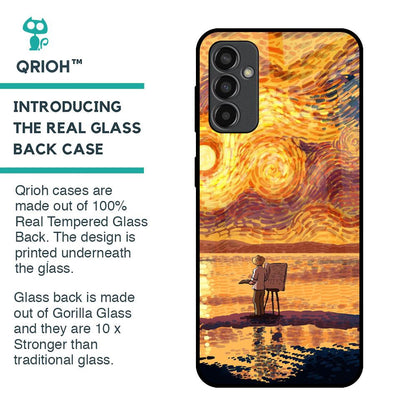 Sunset Vincent Glass Case for Samsung Galaxy M13
