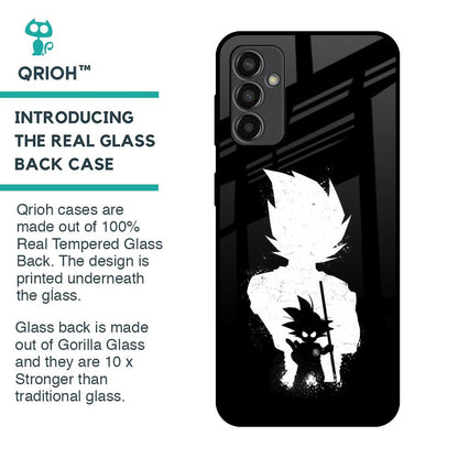 Monochrome Goku Glass Case for Samsung Galaxy M13