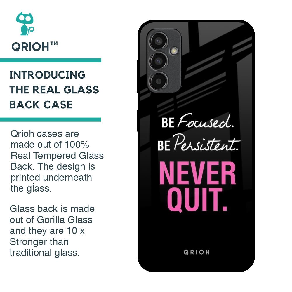Be Focused Glass Case for Samsung Galaxy M13