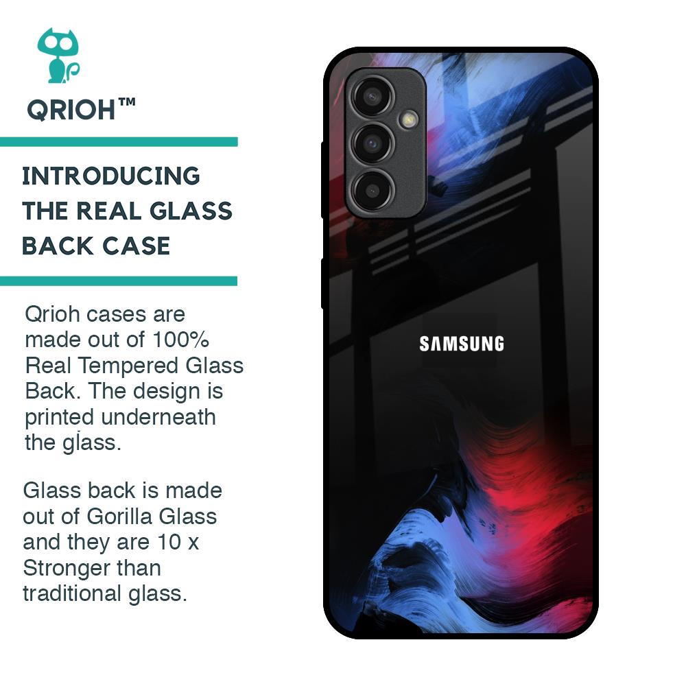 Fine Art Wave Glass Case for Samsung Galaxy M13