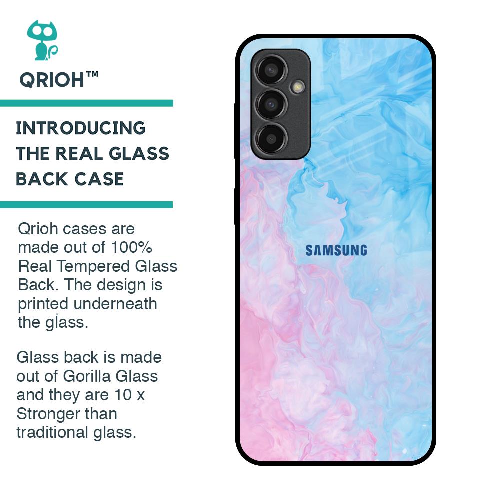 Mixed Watercolor Glass Case for Samsung Galaxy M13
