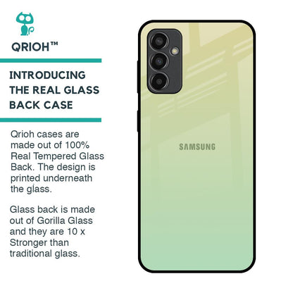 Mint Green Gradient Glass Case for Samsung Galaxy M13