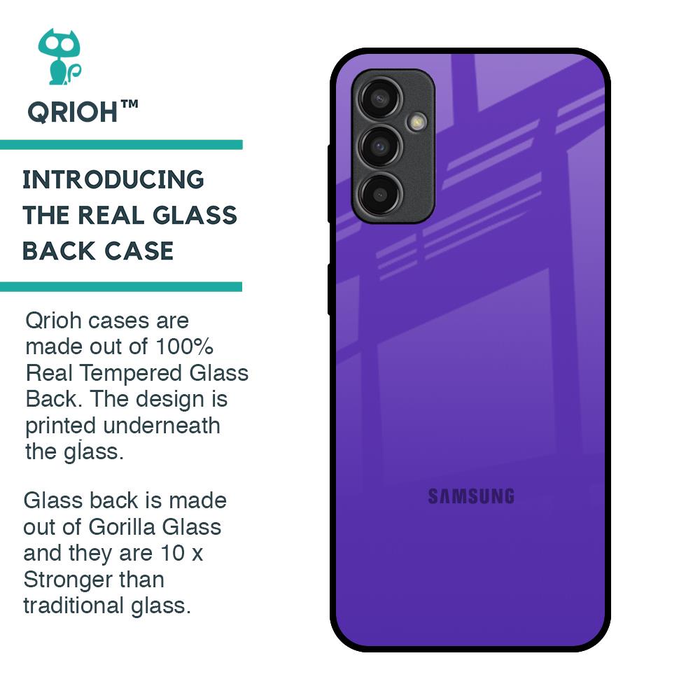 Amethyst Purple Glass Case for Samsung Galaxy M13