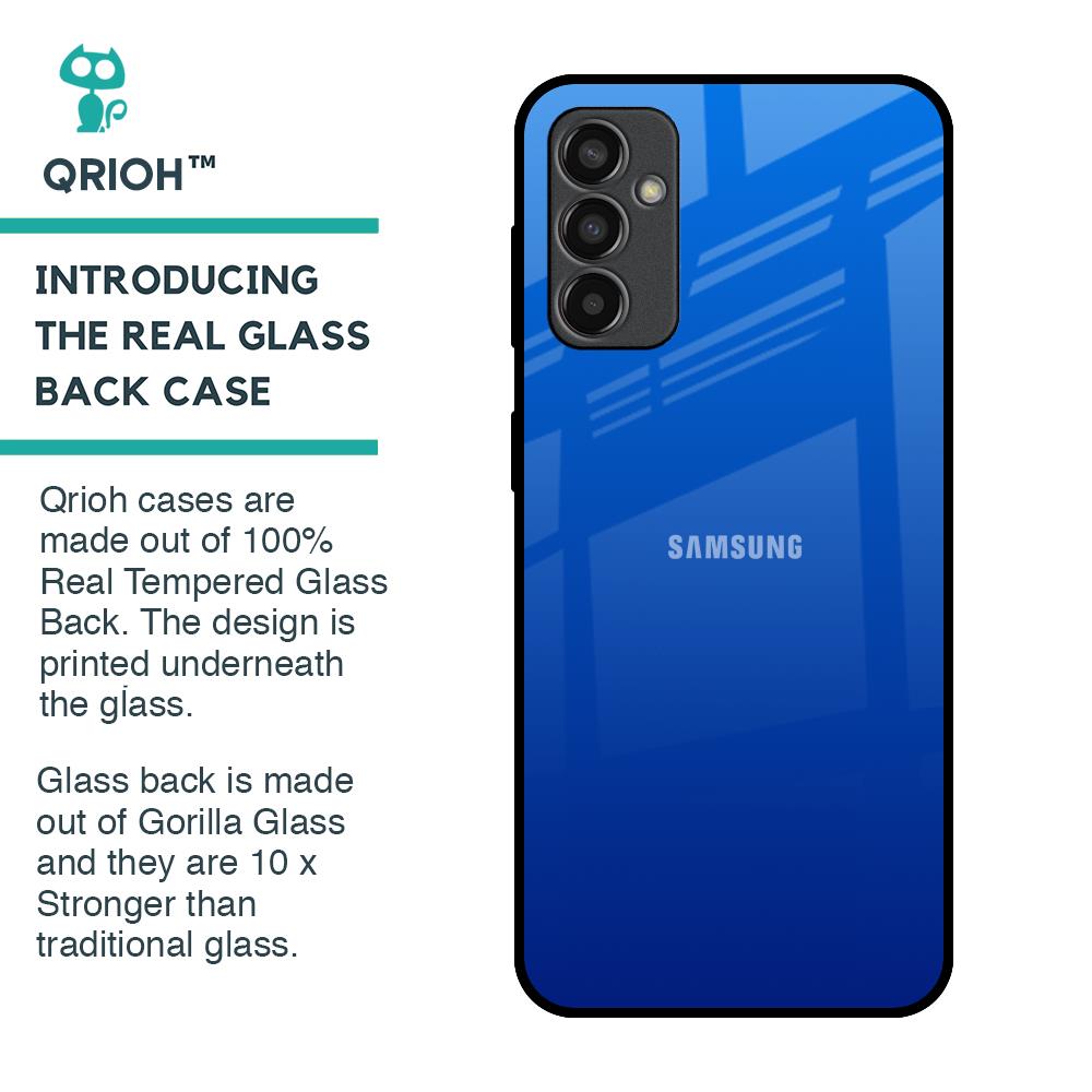 Egyptian Blue Glass Case for Samsung Galaxy M13