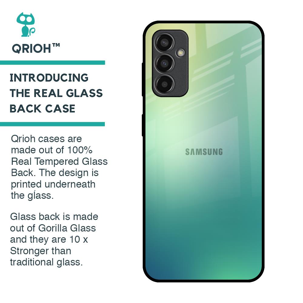 Dusty Green Glass Case for Samsung Galaxy M13