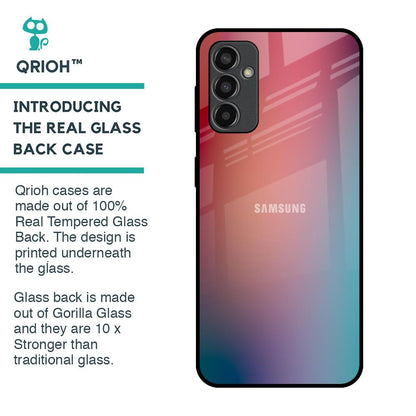 Dusty Multi Gradient Glass Case for Samsung Galaxy M13