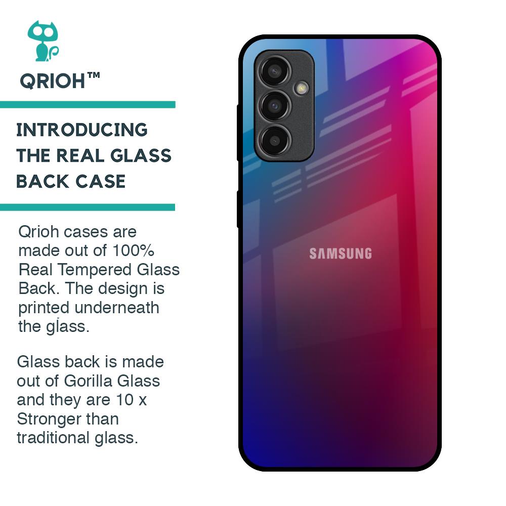 Magical Color Shade Glass Case for Samsung Galaxy M13