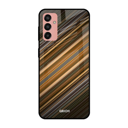 Diagonal Slash Pattern Samsung Galaxy M13 Glass Cases & Covers Online