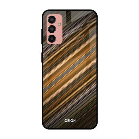 Diagonal Slash Pattern Samsung Galaxy M13 Glass Cases & Covers Online