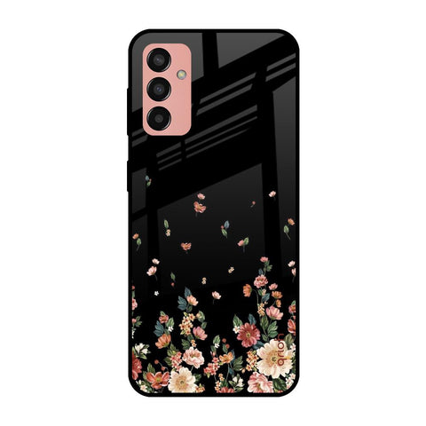 Floating Floral Print Samsung Galaxy M13 Glass Cases & Covers Online