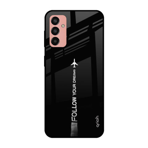 Follow Your Dreams Samsung Galaxy M13 Glass Cases & Covers Online
