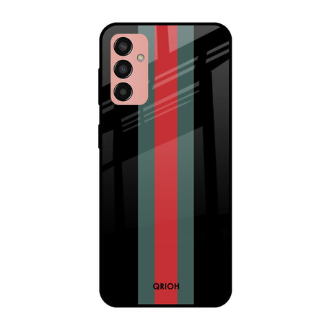 Vertical Stripes Samsung Galaxy M13 Glass Cases & Covers Online