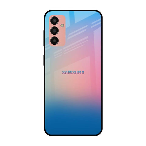 Blue & Pink Ombre Samsung Galaxy M13 Glass Cases & Covers Online